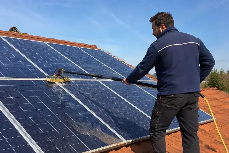 Nettoyage et entretien de panneaux solaires à Wignehies